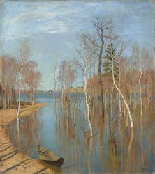 Isaac Levitan, Spring, High Water 1897